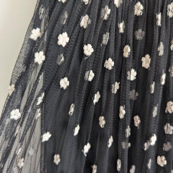 Zara floral mesh corset-style maxi dress - Picture 3 of 6